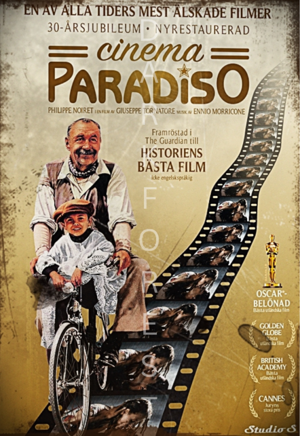 Διακοσμητικό πινακάκι τοίχου- cinema paradiso- PCIN-003