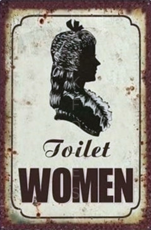 10 Πινακίδα σήμανσης- wc- PSNG-007