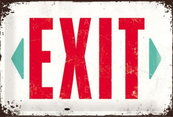 Πινακίδα σήμανσης- EXIT- PSNG-032