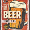 Διακοσμητικό πινακάκι τοίχου- Beer House- PCOF-015