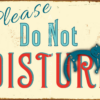 Πινακίδα σήμανσης- Do not Disturb- PSNG-017