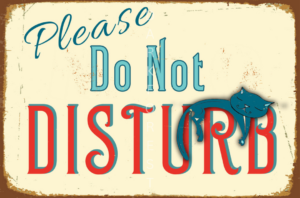 18 Πινακίδα σήμανσης- Do not Disturb- PSNG-017