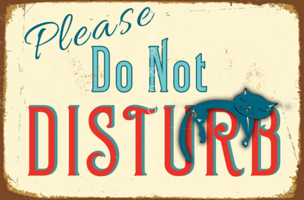 Πινακίδα σήμανσης- Do not Disturb- PSNG-017
