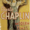 19 Διακοσμητικό πινακάκι τοίχου- Charlie Chaplin in modern times- PCIN-028