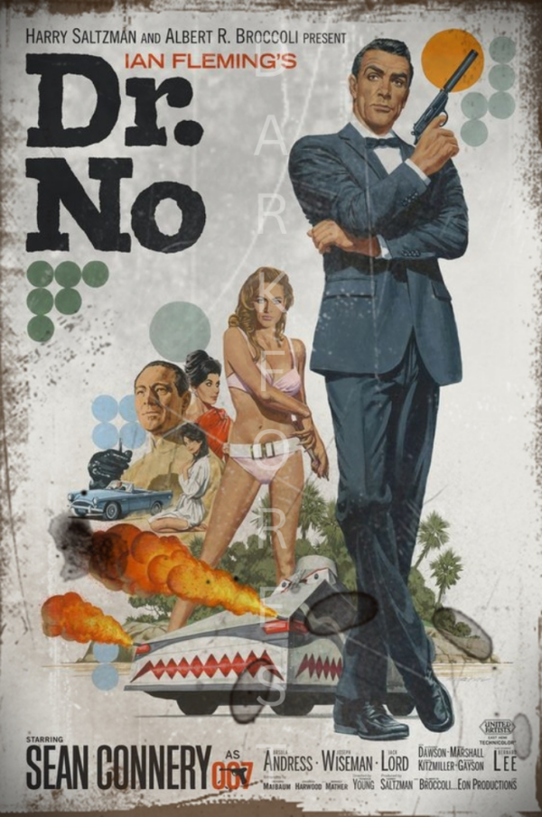 Διακοσμητικό πινακάκι τοίχου- Dr. No- PCIN-029