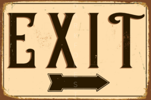 21 Πινακίδα σήμανσης- Exit- PSNG-020