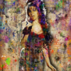 Διακοσμητικό πινακάκι τοίχου- Amy Winehouse- PMUS-019