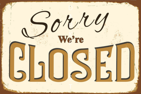 Πινακίδα σήμανσης- open-closed- PSNG-005