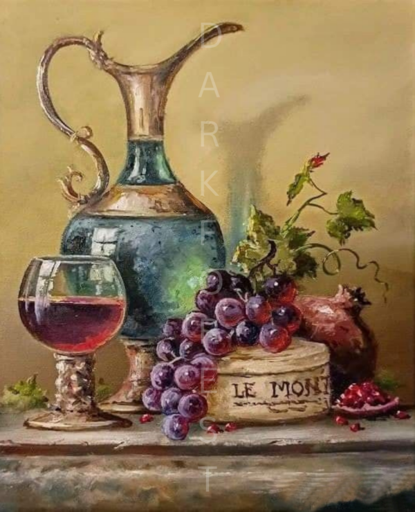 Διακοσμητικό πινακάκι τοίχου- grape- PCOF-025