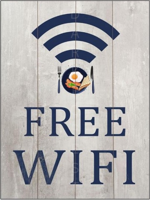 Πινακίδα σήμανσης- Free Wifi- PSNG-027