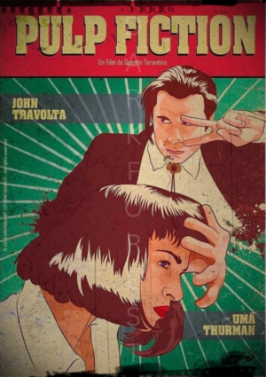 Διακοσμητικό πινακάκι τοίχου- Pulp Fiction- PCIN-044