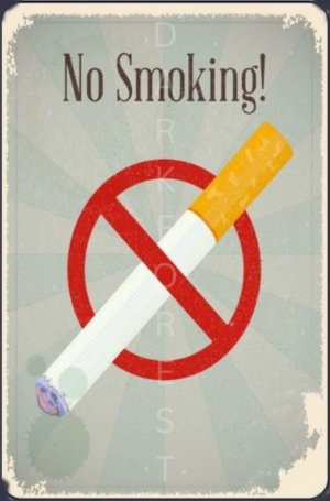 36 Πινακίδα σήμανσης- No Smoking- PSNG-028