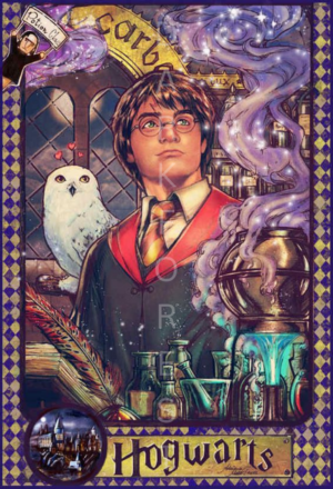 Διακοσμητικό πινακάκι τοίχου- Harry Potter- PCIN-046