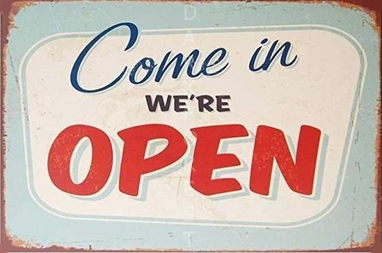 Πινακίδα σήμανσης- open-closed- PSNG-004