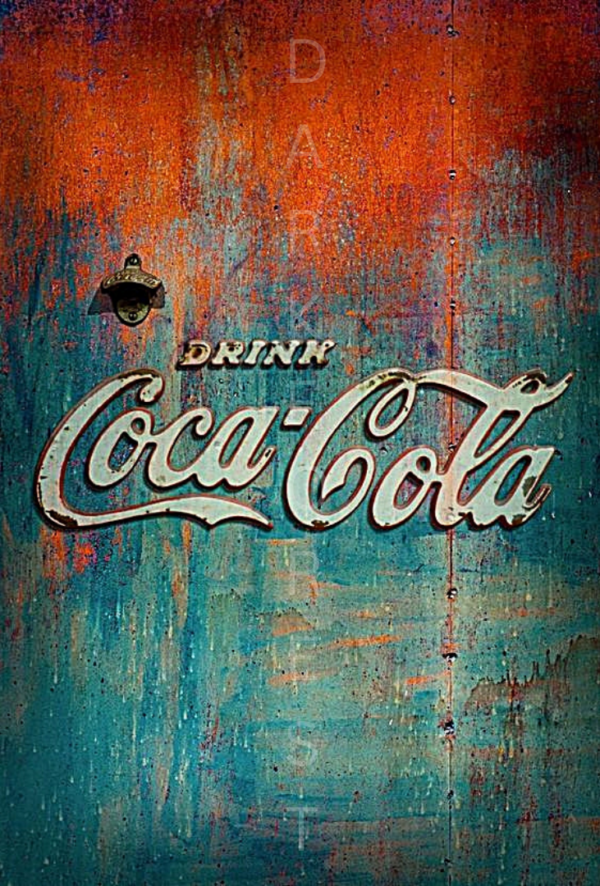 Διακοσμητικό πινακάκι τοίχου- coca cola- PCOF-046