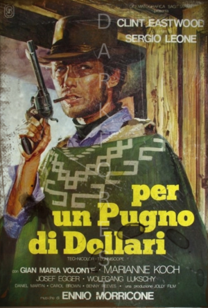 Διακοσμητικό πινακάκι τοίχου- Per un pungo di dollari- PCIN-058