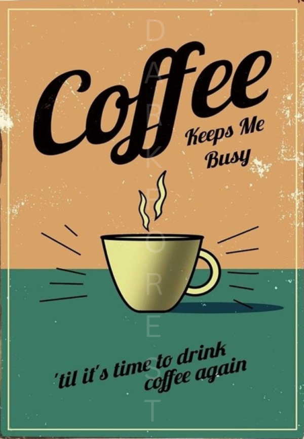 Διακοσμητικό πινακάκι τοίχου- keeps me busy- PCOF-051