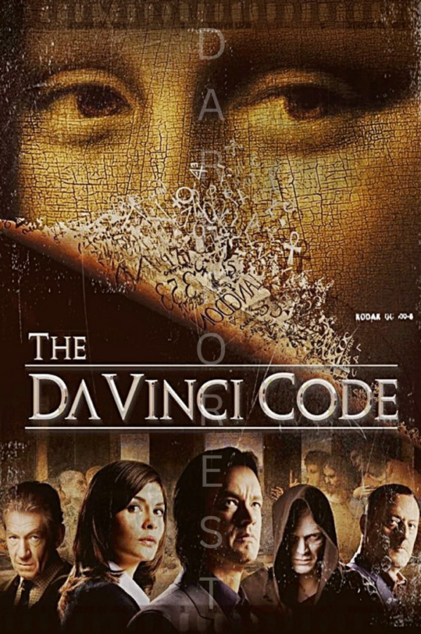 56 Διακοσμητικό πινακάκι τοίχου- The Da Vinci Code- PCIN-065