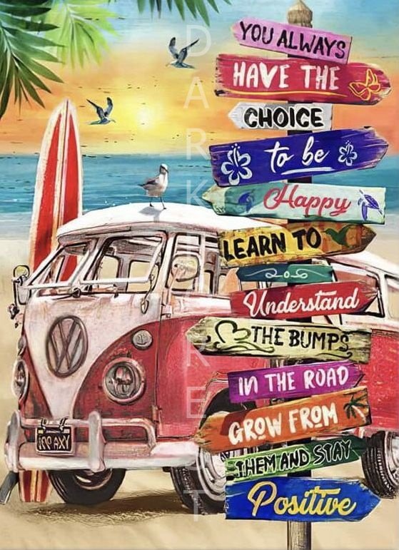 56eabcaf0286fddcf6f3a83434077696 Διακοσμητικό πινακάκι τοίχου- Nomads with a van- PCAR-011