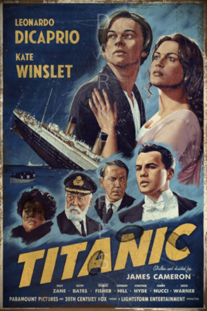 Διακοσμητικό πινακάκι τοίχου- Titanic- PCIN-067