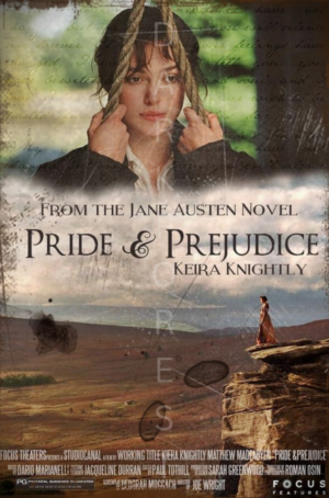 Διακοσμητικό πινακάκι τοίχου- Pride and Prejudice- PCIN-068