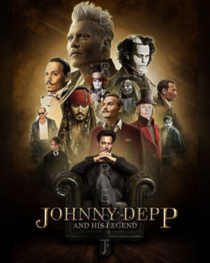 Διακοσμητικό πινακάκι τοίχου- Johnny Depp- PCIN-069