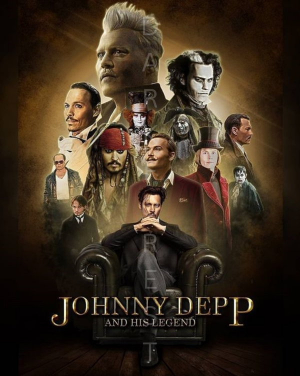 Διακοσμητικό πινακάκι τοίχου- Johnny Depp- PCIN-069