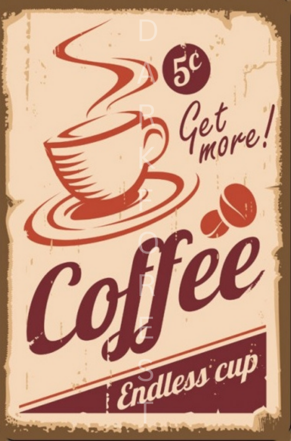 Διακοσμητικό πινακάκι τοίχου- coffee- PCOF-062