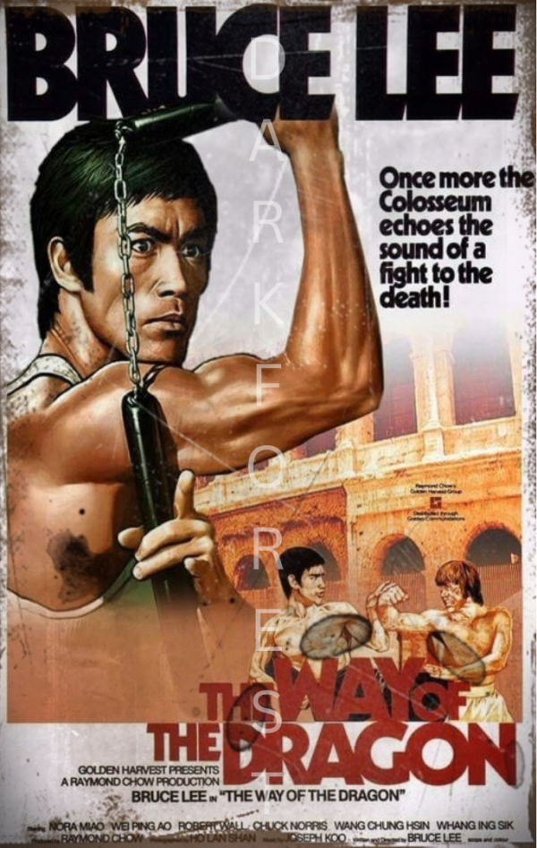 Διακοσμητικό πινακάκι τοίχου- The way of the dragon- PCIN-072