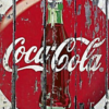 65 Διακοσμητικό πινακάκι τοίχου- coca cola- PCOF-065