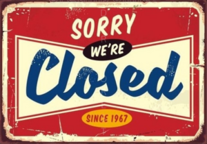 7 Πινακίδα σήμανσης- open-closed- PSNG-003