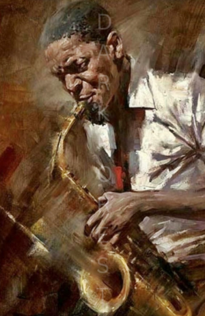 Διακοσμητικό πινακάκι τοίχου- John Coltrane- PMUS-035