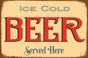 72 Διακοσμητικό πινακάκι τοίχου- beer- PCOF-073