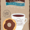 79 Διακοσμητικό πινακάκι τοίχου- coffee donuts- PCOF-079