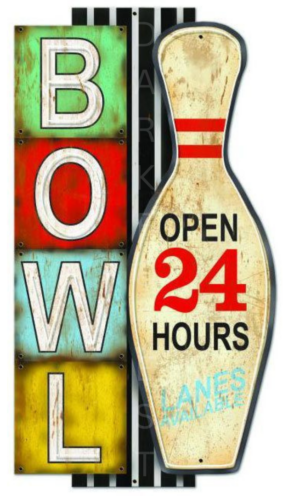 8 Πινακίδα σήμανσης- Open 24 hours- PQUO-081