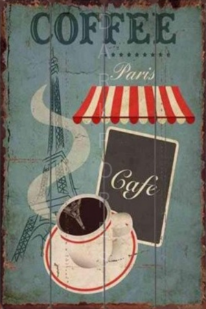 81 Διακοσμητικό πινακάκι τοίχου- paris- PCOF-081