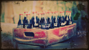 Διακοσμητικό πινακάκι τοίχου- coca cola- PCOF-082