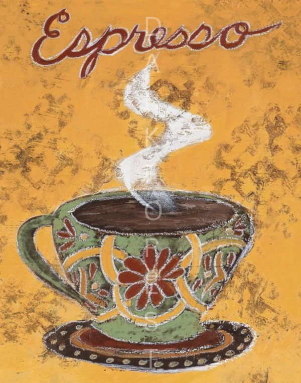 9 Διακοσμητικό πινακάκι τοίχου- espresso- PCOF-009