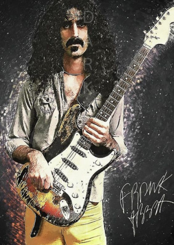 Διακοσμητικό πινακάκι τοίχου- Frank Zappa- PMUS-037