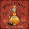 Διακοσμητικό πινακάκι τοίχου-Huile d’olive- PKIT-028