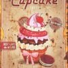 Διακοσμητικό πινακάκι τοίχου- Cupcake- PKIT-010