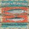 Διακοσμητικό πινακάκι τοίχου- Peche en Atlantique- PKIT-001