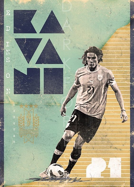 14471b856b3715d15a2f7647840a261c Διακοσμητικό πινακάκι τοίχου- Edinson Cavani- PATH-020