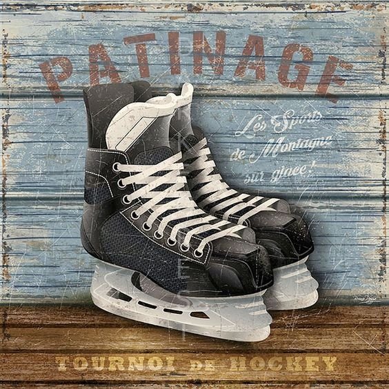 Διακοσμητικό πινακάκι τοίχου- Patinage- PQUO-003