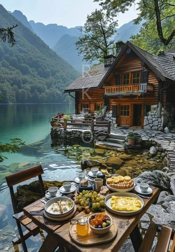 Διακοσμητικό πινακάκι τοίχου- Wooden House- PSEA-003