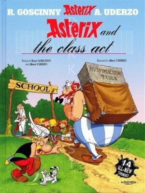 Διακοσμητικό πινακάκι τοίχου- Asterix and the class act- PCOM-002