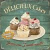 336d39def5f026305577cd8a2a5fb6fd Διακοσμητικό πινακάκι τοίχου- Delicieux Cakes- PKIT-023