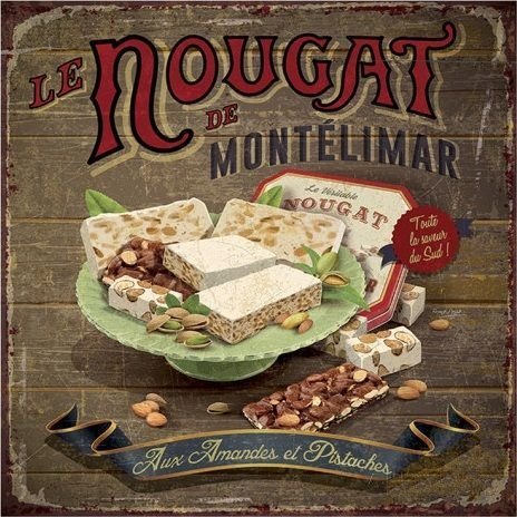 Διακοσμητικό πινακάκι τοίχου- Le nougat de Montelimar- PKIT-024