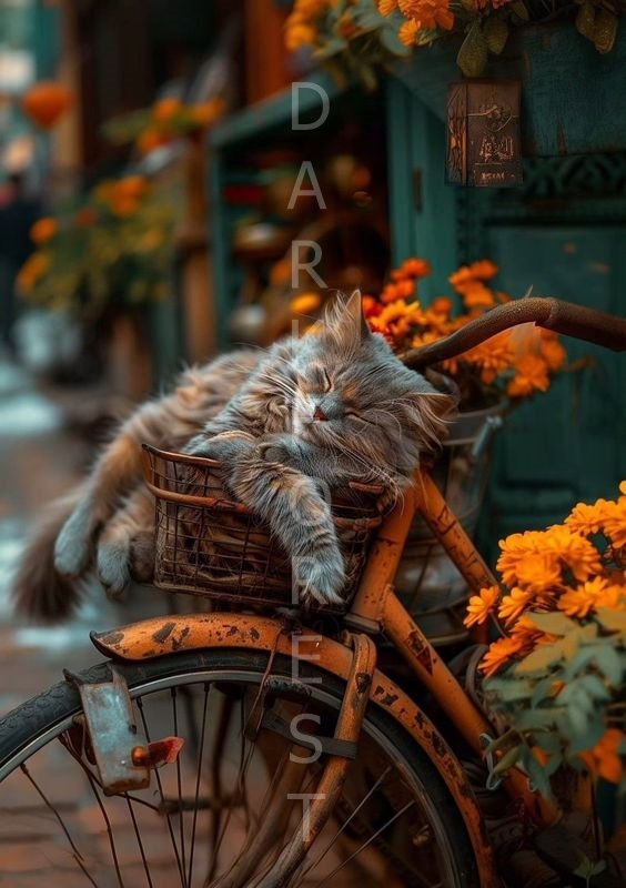 Διακοσμητικό πινακάκι τοίχου- Cat- PANI-008