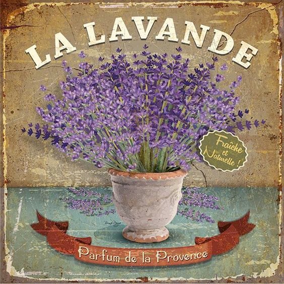 Διακοσμητικό πινακάκι τοίχου- La lavande- PKIT-027